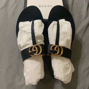 Gucci GG t-strap sandal